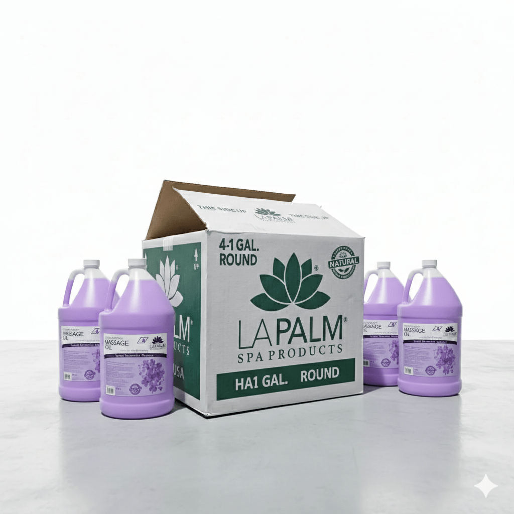 LaPalm Massage Oil – Box of 4 Gallons - EMOI SUPPLY