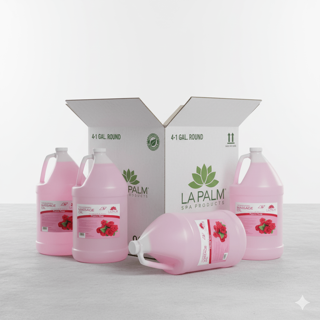 LaPalm Massage Oil – Box of 4 Gallons - EMOI SUPPLY