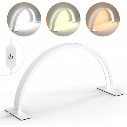 LED Half Moon Desk Lamp - White - EMOI SUPPLY