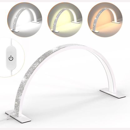 LED Half Moon Desk Lamp - White - EMOI SUPPLY
