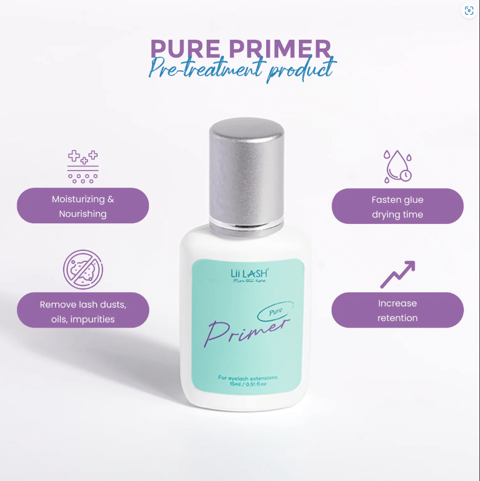 LII LASH Eyelash Pure Lash Primer (15ml) - EMOI SUPPLY