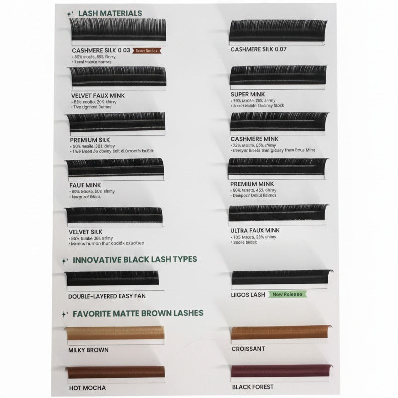 LII LASH Individual Lash Extensions Tray (8 Lines) - EMOI SUPPLY