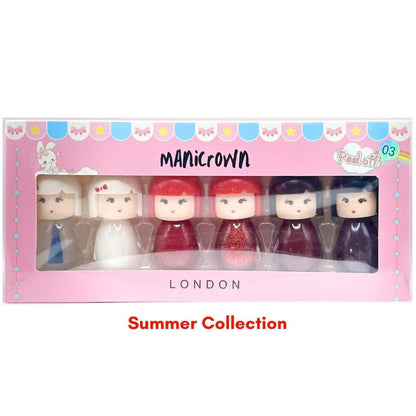 MANICORN Water Based Nail Polish Mini Dolls 5ml (pack of 6 pieces) - Emoi Supply