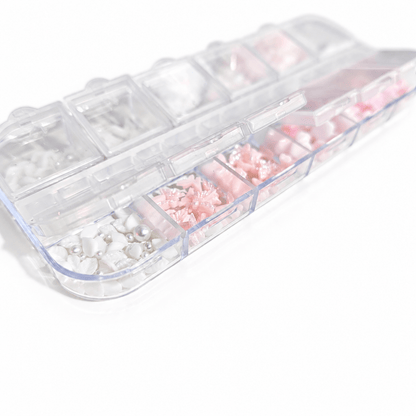 Manicrown 3D Flower Nail Art Set — 12 Compartments - Emoi Supply