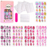 Manicrown Cute Pattern Press - On Nail Tips - Nail Art Decoration Set (120pcs) - Emoi Supply