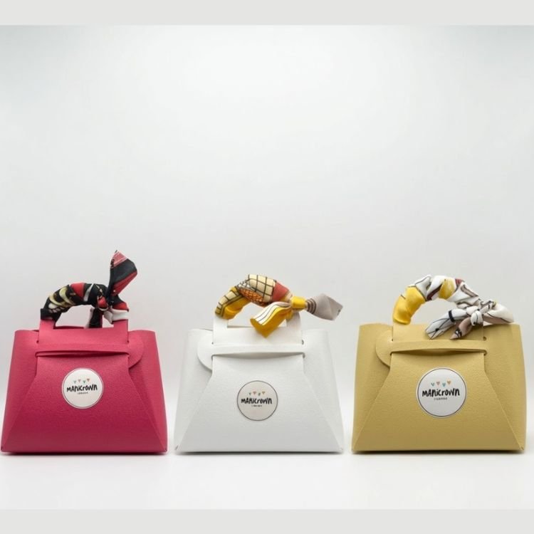 Manicrown Mini Gift Handbag with Scarf Handle - Emoi Supply