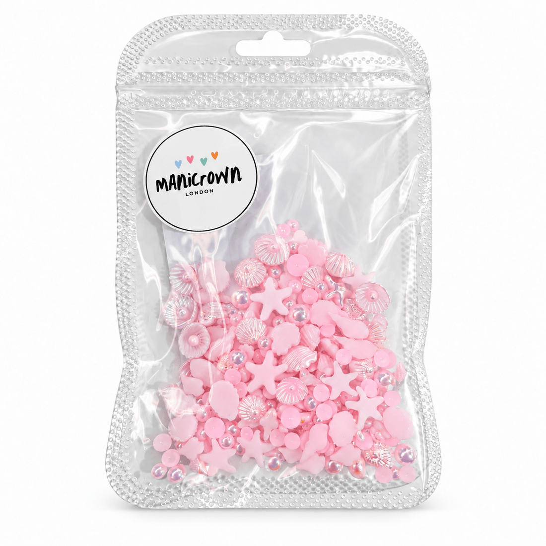 Manicrown Mini Resin Starfish & Shell Nail Art Decorations — 200pcs - Emoi Supply