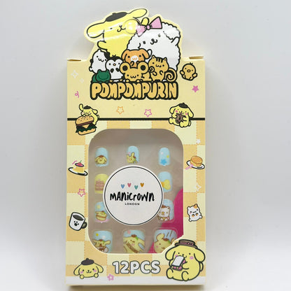 Manicrown Press - On Nail Tips for Kids (12pcs) - Emoi Supply
