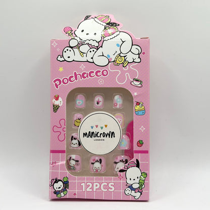 Manicrown Press - On Nail Tips for Kids (12pcs) - Emoi Supply