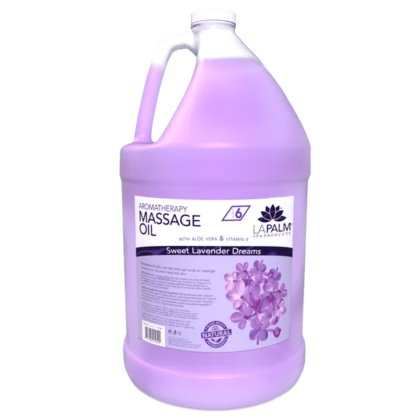 Massage Oil - Purple Lavender by La Palm - EMOI SUPPLY
