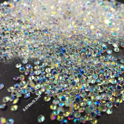 Nail Art Decoration Elegant Mini Rhinestones (1200pcs) - Emoi Supply