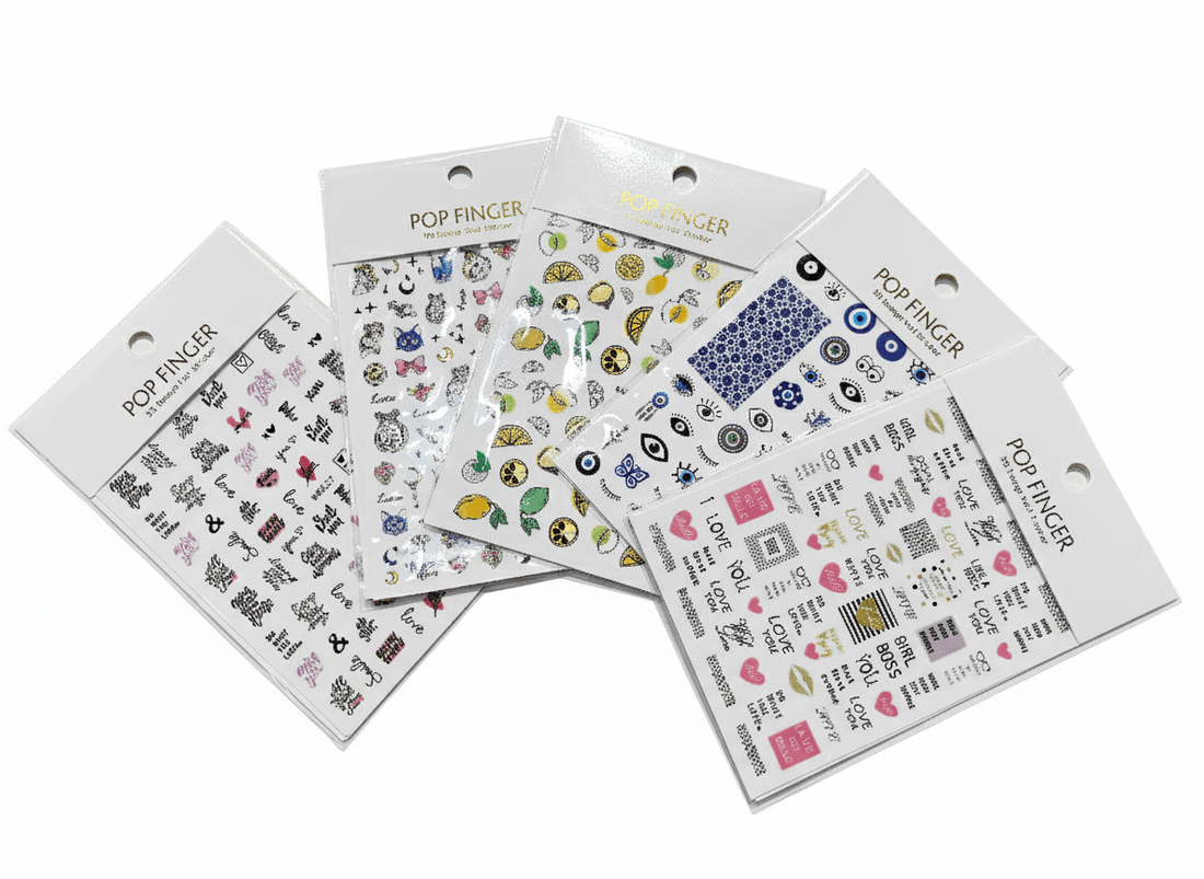 Nail Art Stickers (Pop Finger) - EMOI SUPPLY