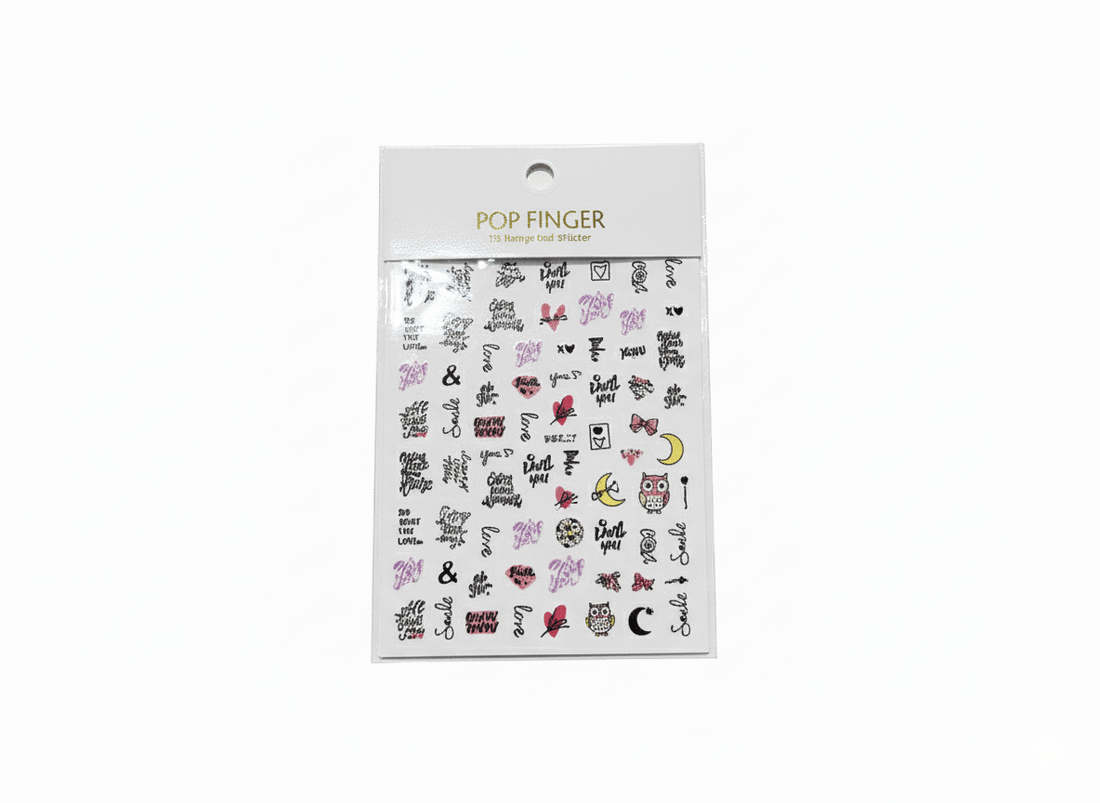 Nail Art Stickers (Pop Finger) - EMOI SUPPLY