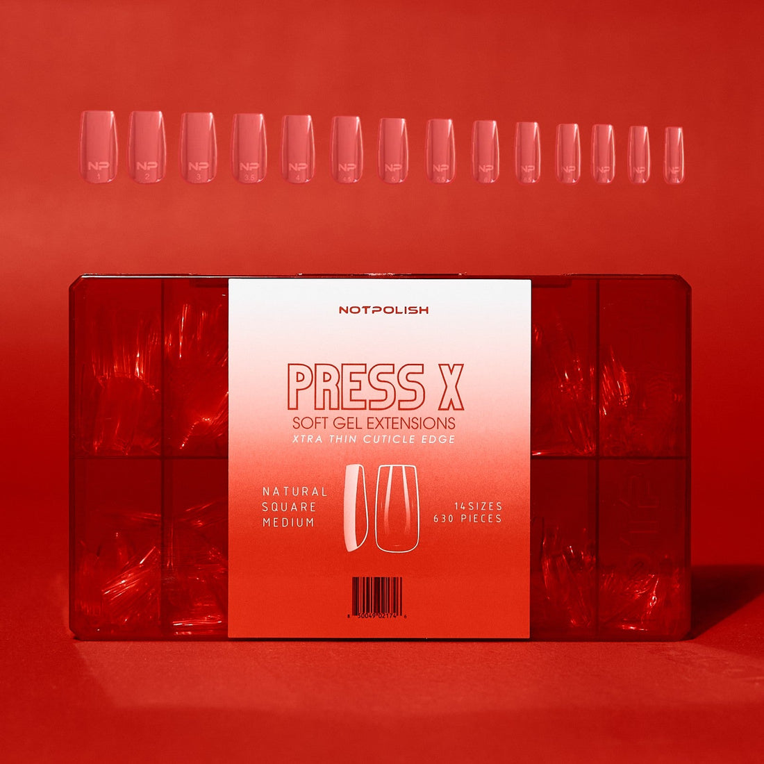 Notpolish Press X- Tip Case 630 pcs - Emoi Supply