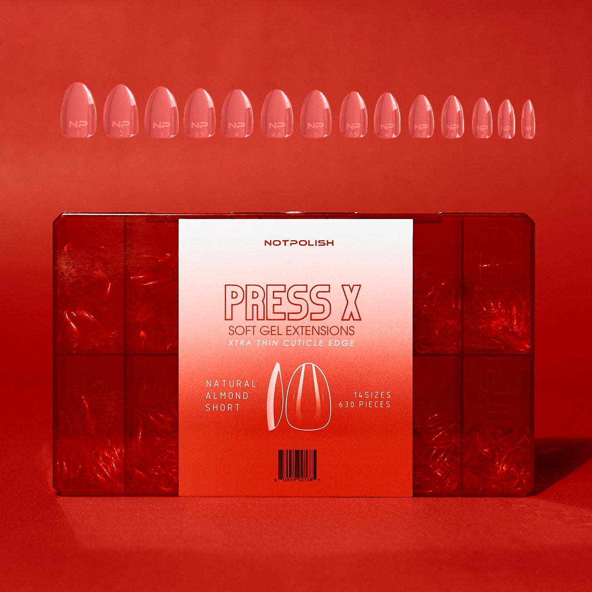 Notpolish Press X- Tip Case 630 pcs - Emoi Supply