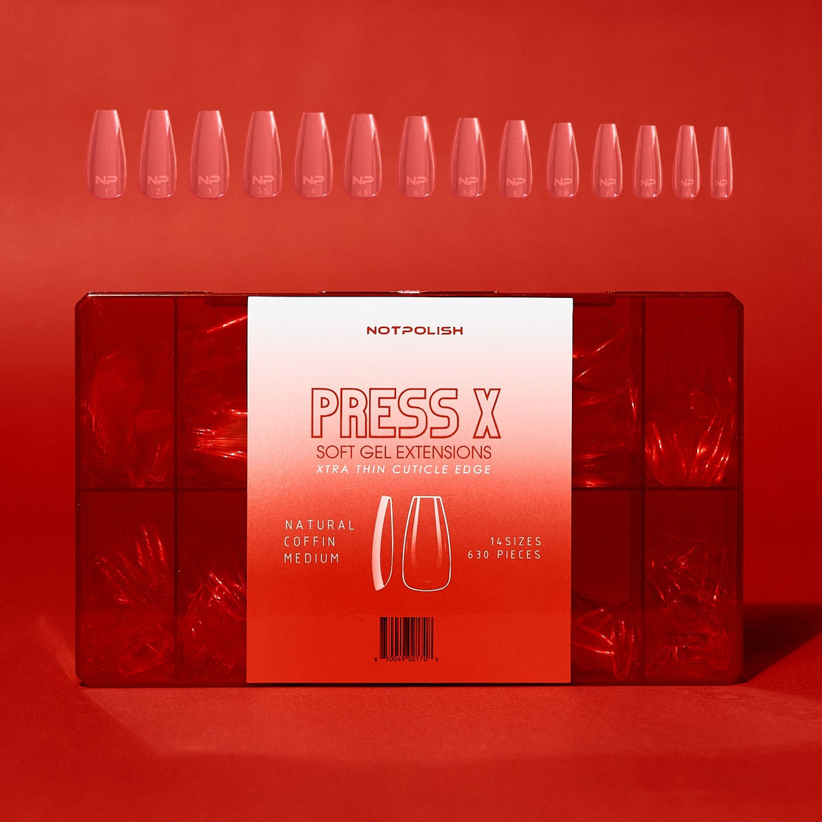 Notpolish Press X- Tip Case 630 pcs - Emoi Supply