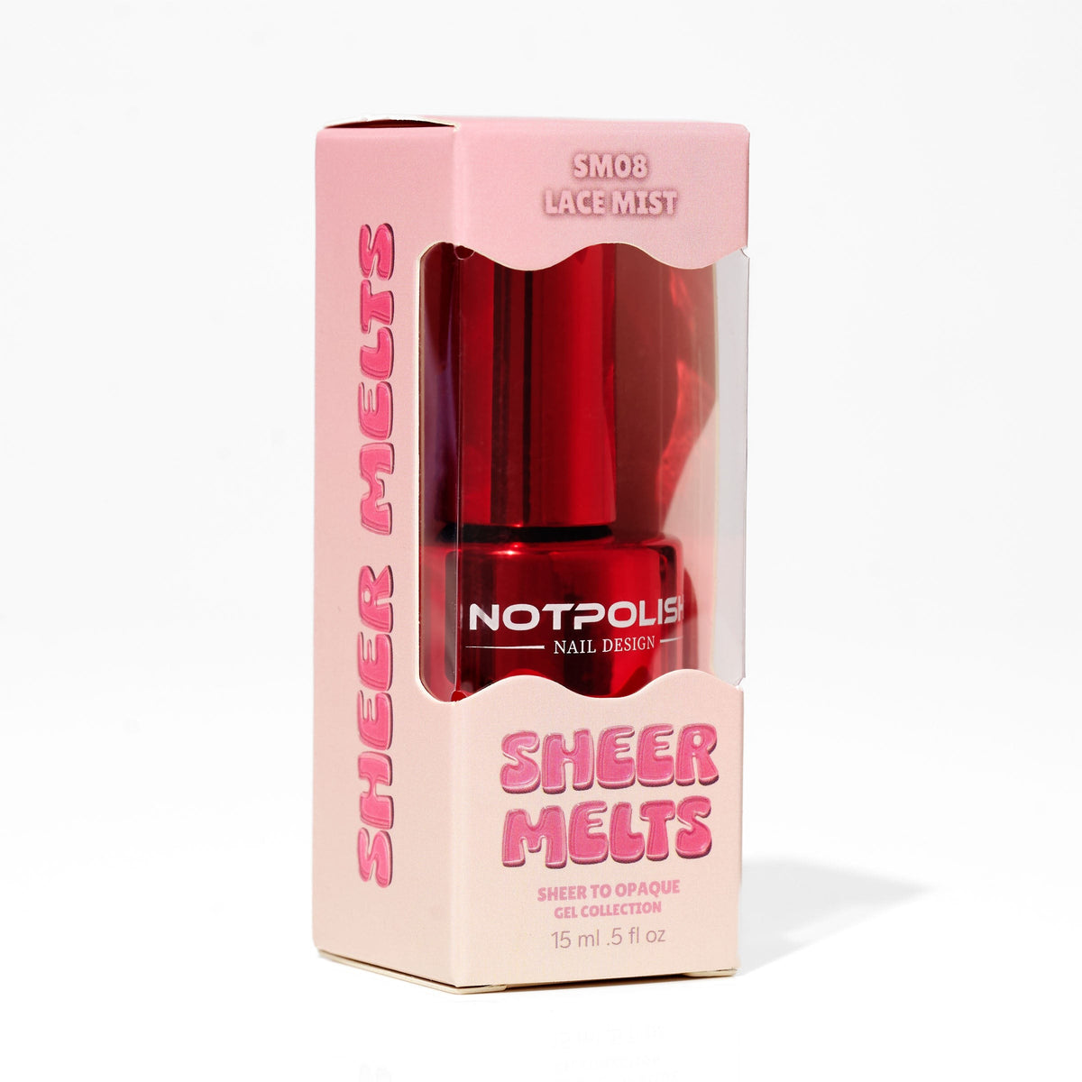 Notpolish Sheer Melts Gel - SM08 LACE MIST