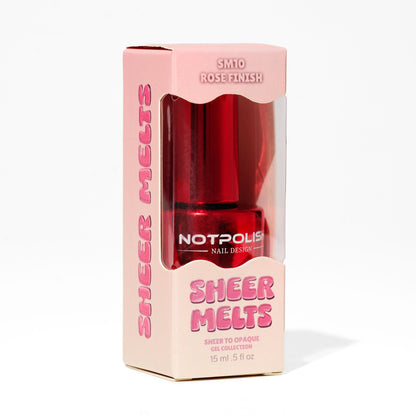 Notpolish Sheer Melts Gel - SM10 ROSE FINISH