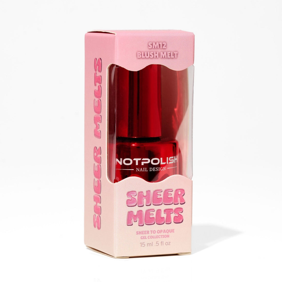 Notpolish Sheer Melts Gel - SM12 BLUSH MELT - Emoi Supply