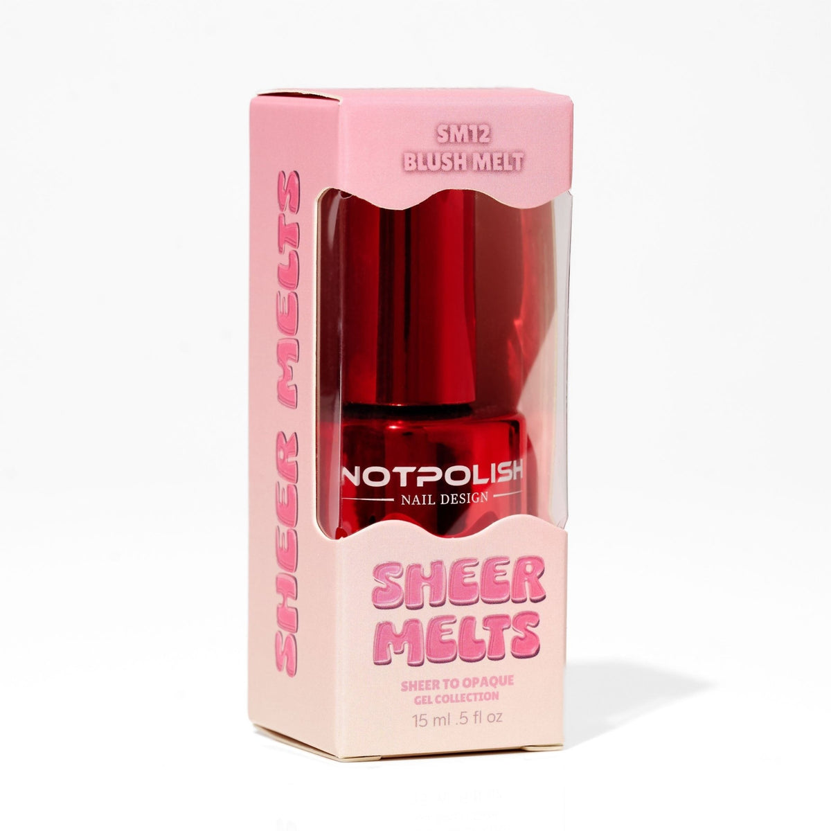 Notpolish Sheer Melts Gel - SM12 BLUSH MELT - Emoi Supply