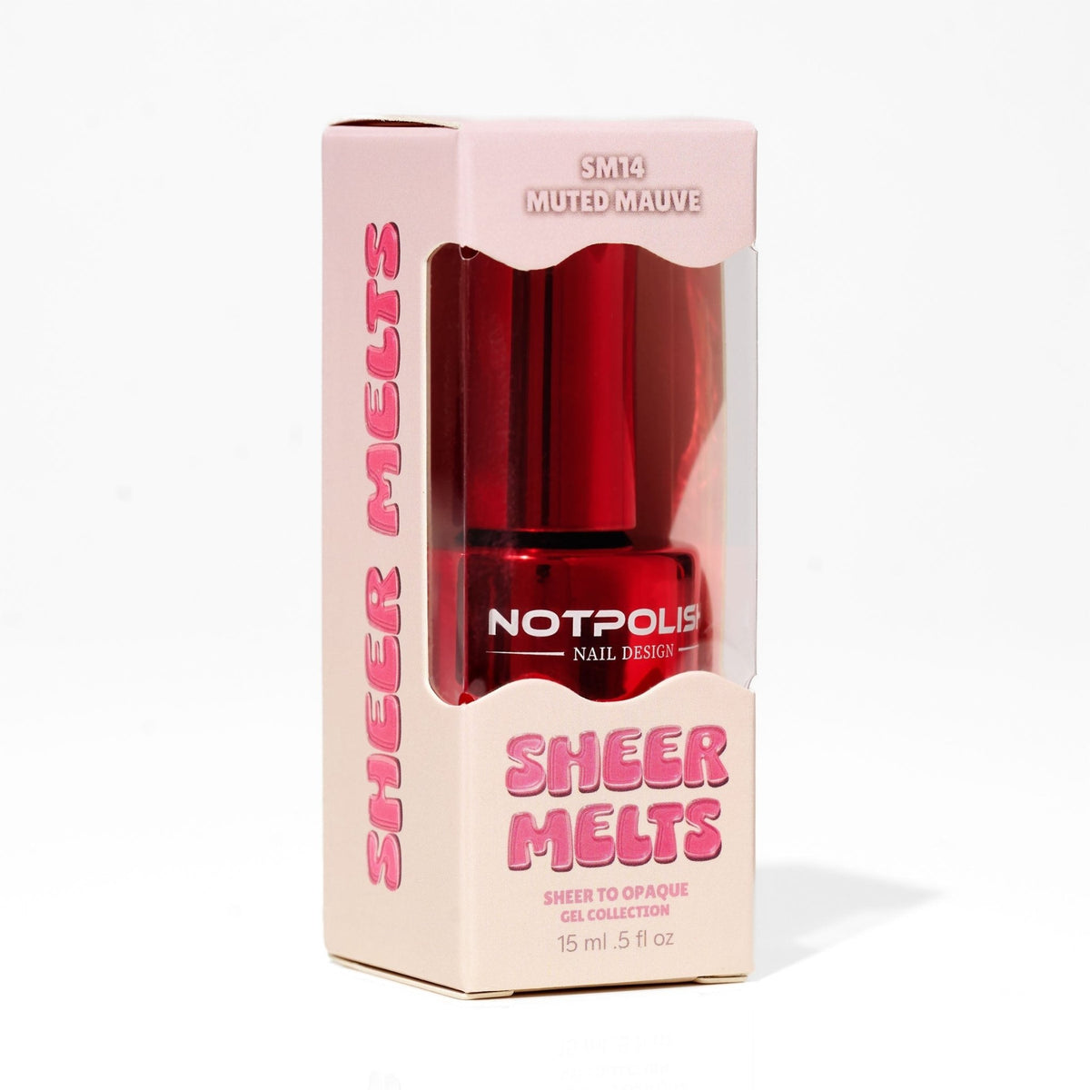 Notpolish Sheer Melts Gel - SM14 MUTED MAUVE - Emoi Supply