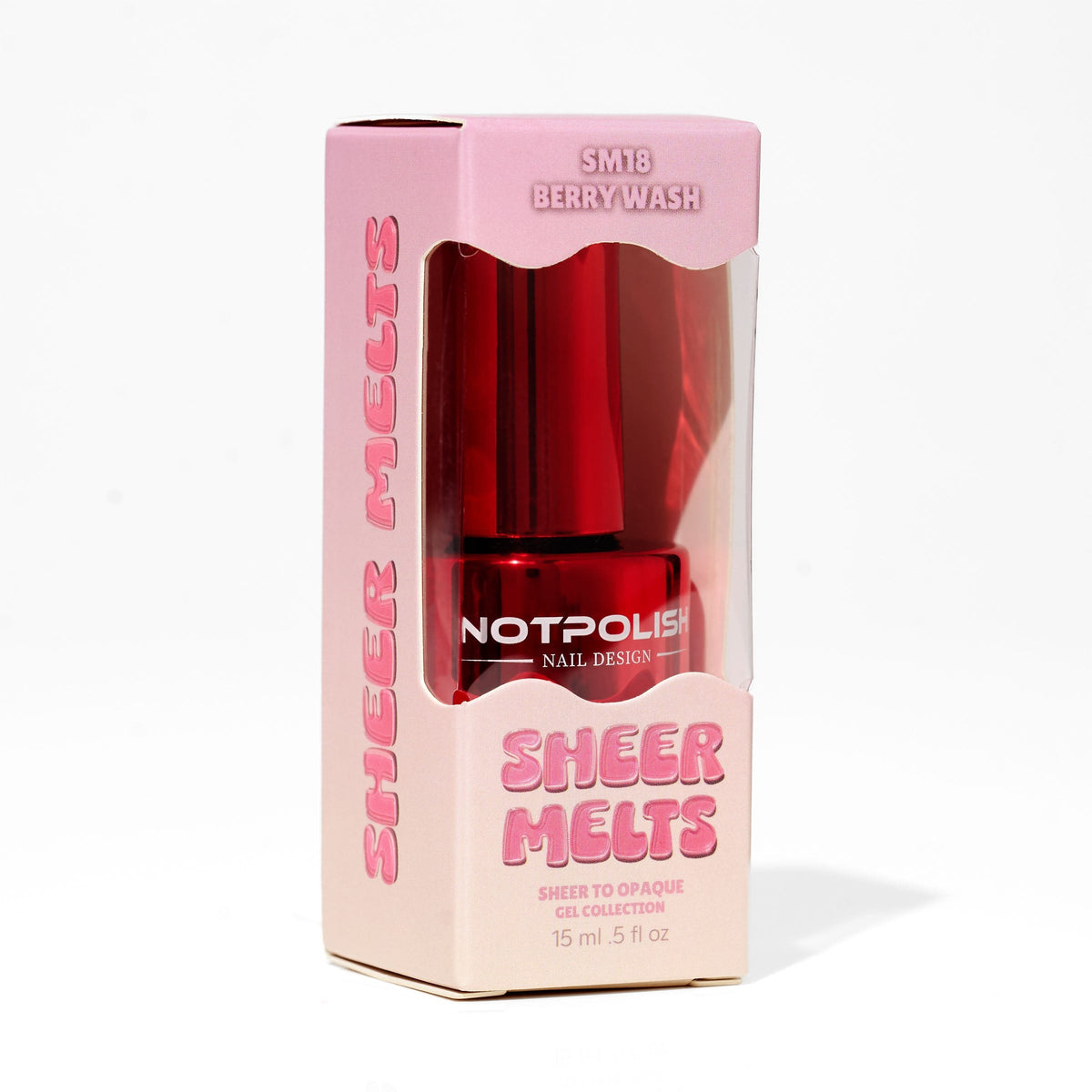 Notpolish Sheer Melts Gel - SM18 BERRY WASH