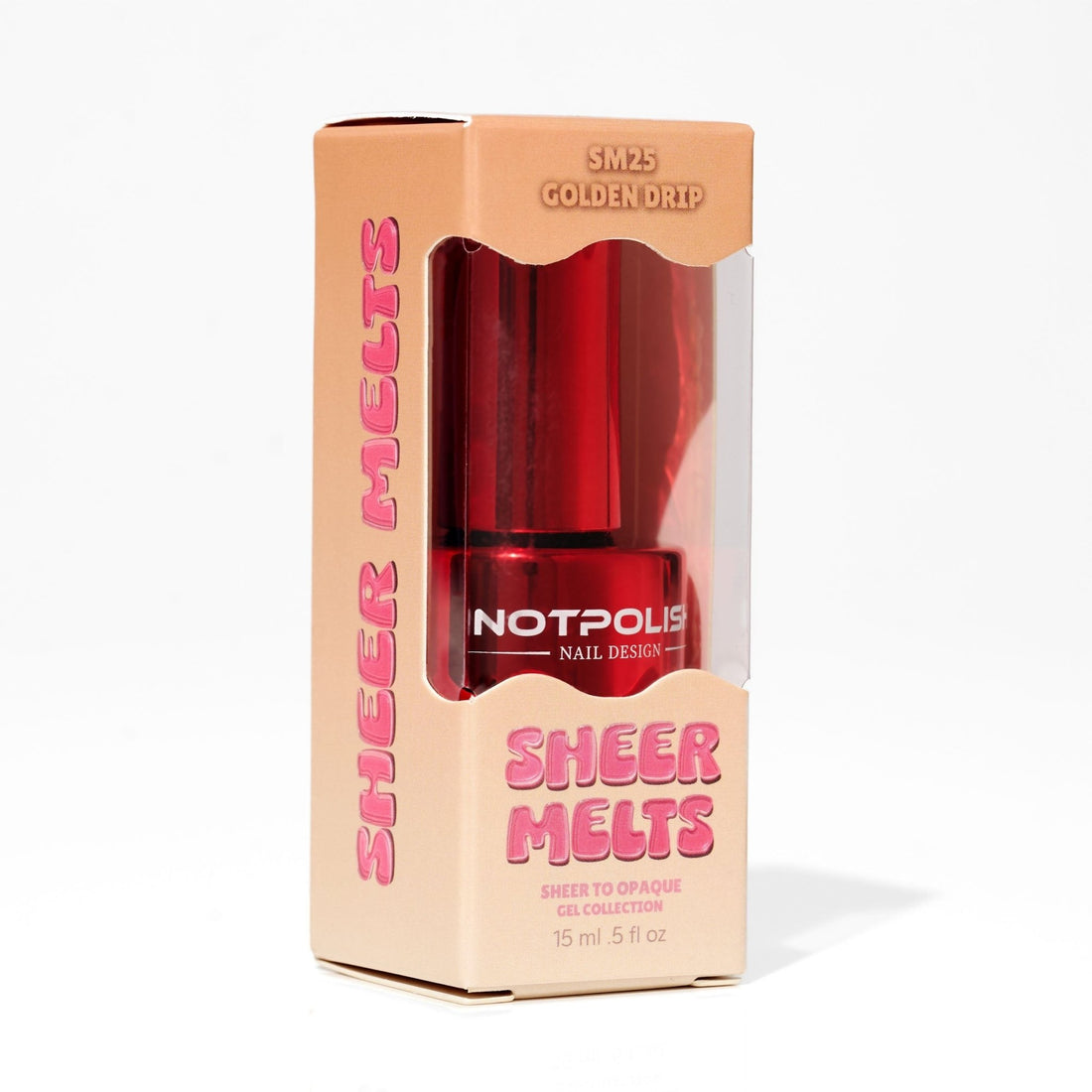 Notpolish Sheer Melts Gel - SM25 GOLDEN DRIP - Emoi Supply
