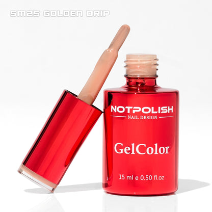Notpolish Sheer Melts Gel - SM25 GOLDEN DRIP - Emoi Supply