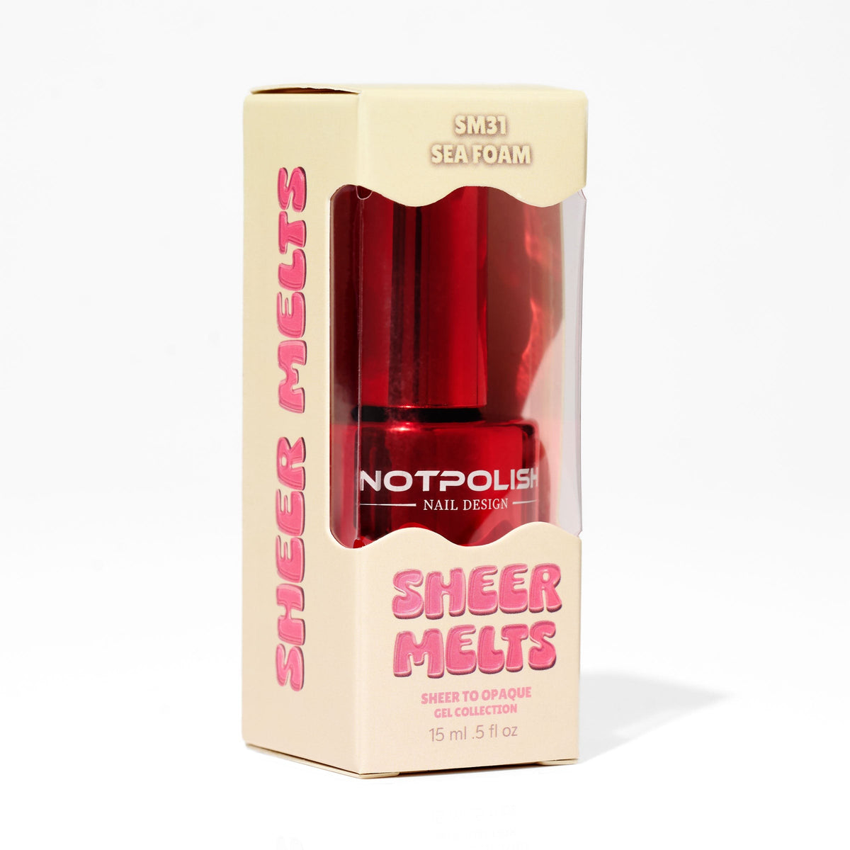 Notpolish Sheer Melts Gel - SM31 SEA FOAM