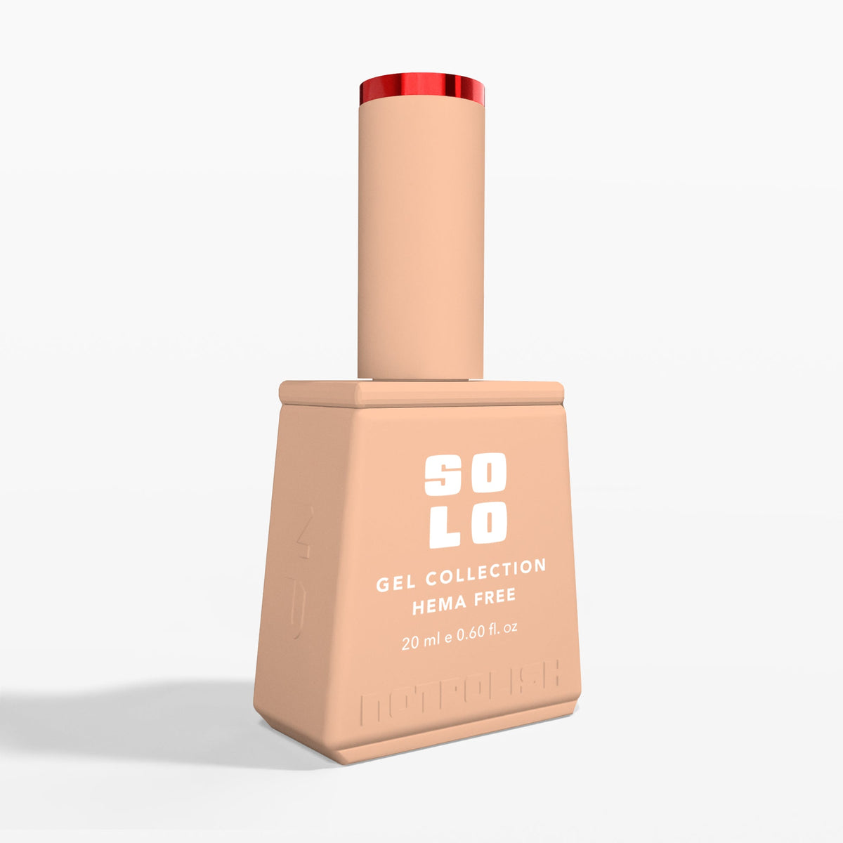 Notpolish Solo Gel SO328 Barely There light peach nude gel nail polish 20ml bottle