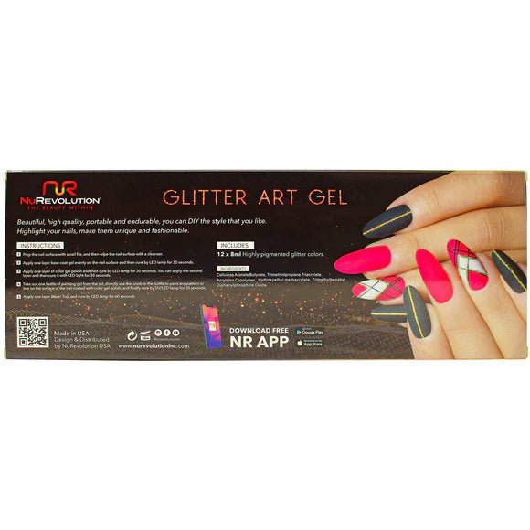 NuRevolution Gel Liner Glitter Single - EMOI SUPPLY