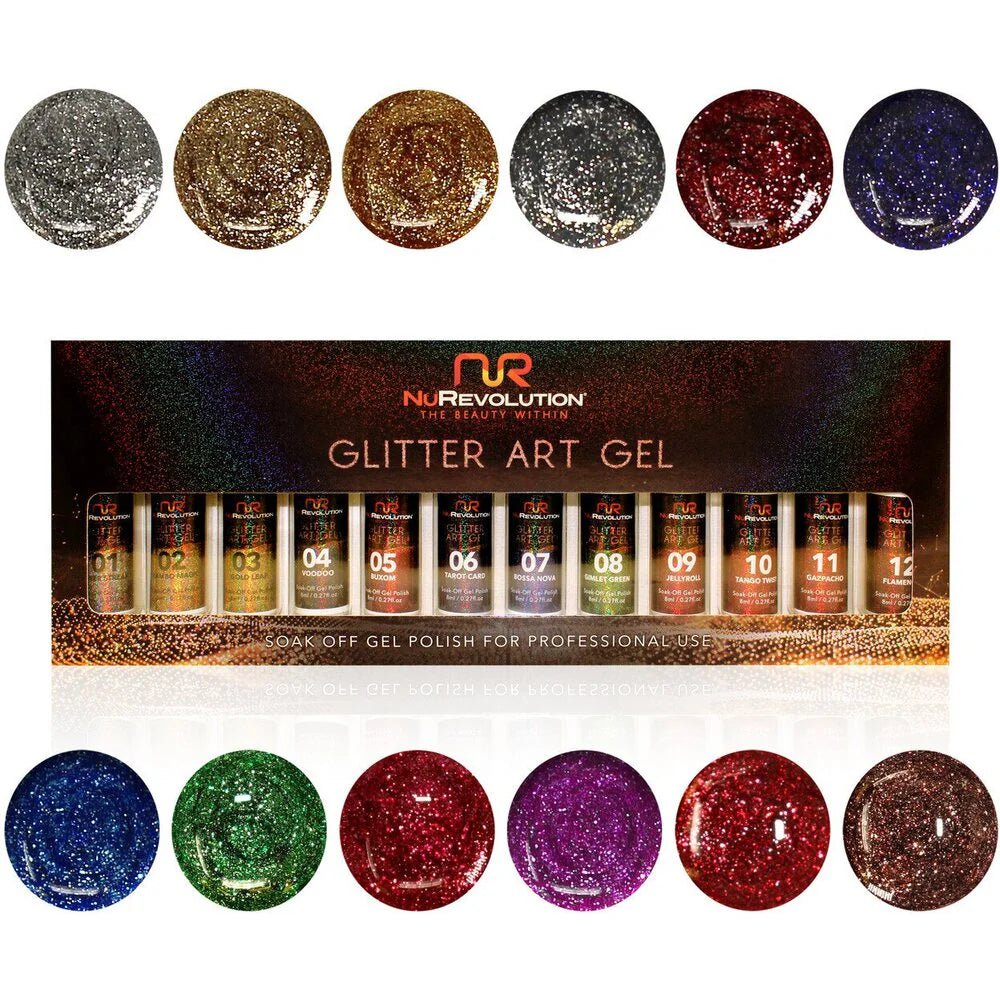 NuRevolution Gel Liner Glitter Single - EMOI SUPPLY