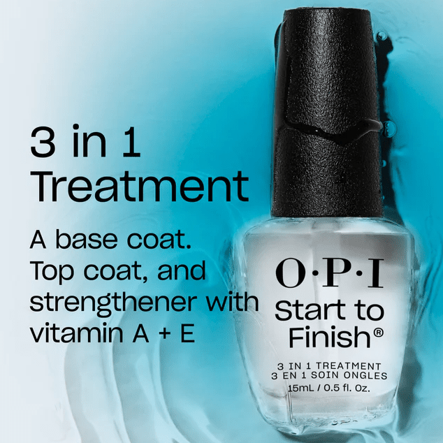 OPI Start to Finish 3‑in‑1 Treatment (15ml) - EMOI SUPPLY