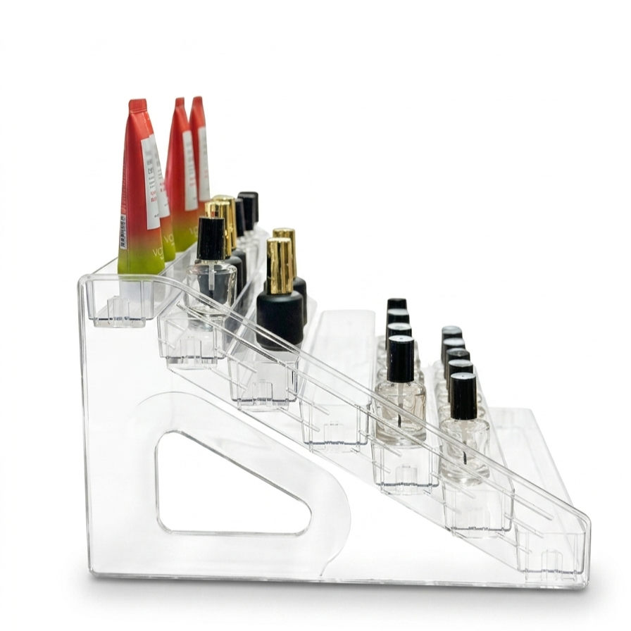 Empty Acrylic Nail Polish Display Rack (7 Layers)