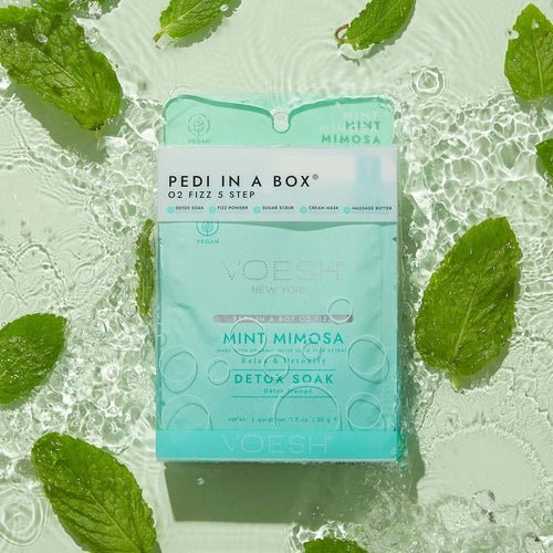 Pedi in a Box O2 Fizz 5 Step – Mint Mimosa - EMOI SUPPLY