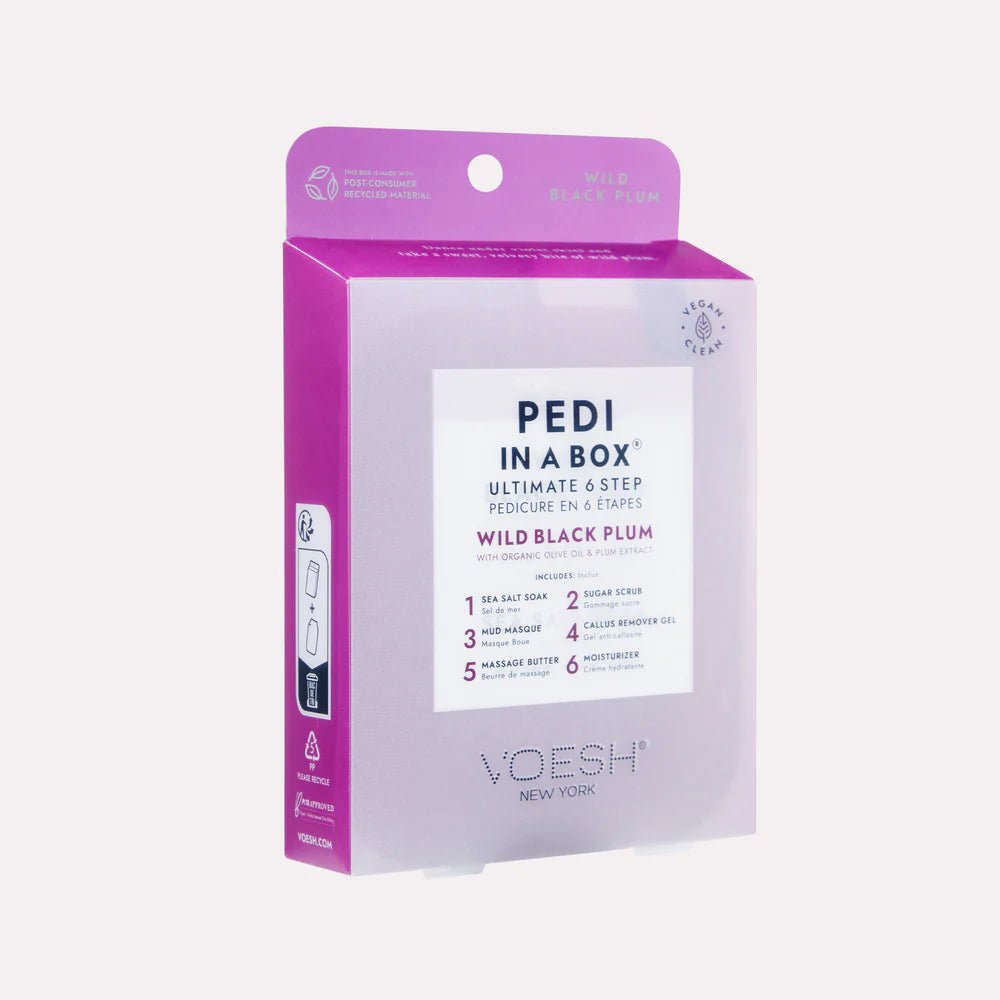 Pedi in a Ultimate 6 Step – Wild Black Plum - EMOI SUPPLY