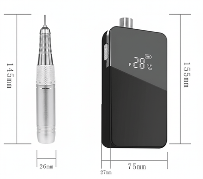 Portable Charging Electric Nail Drill – US - 809 (UK Plug) - EMOI SUPPLY