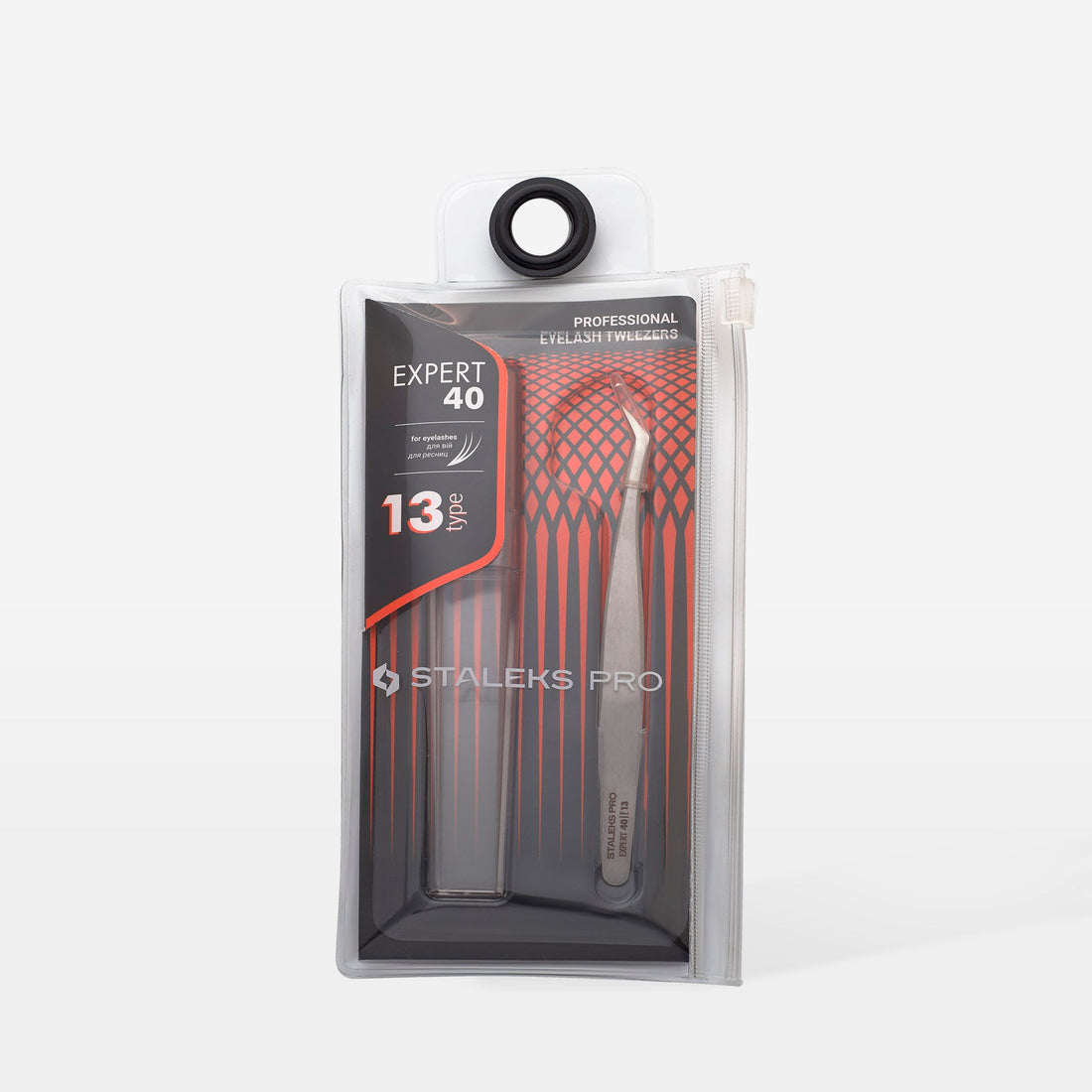 Professional eyelash tweezers EXPERT 40 TYPE 13 by Staleks - EMOI SUPPLY