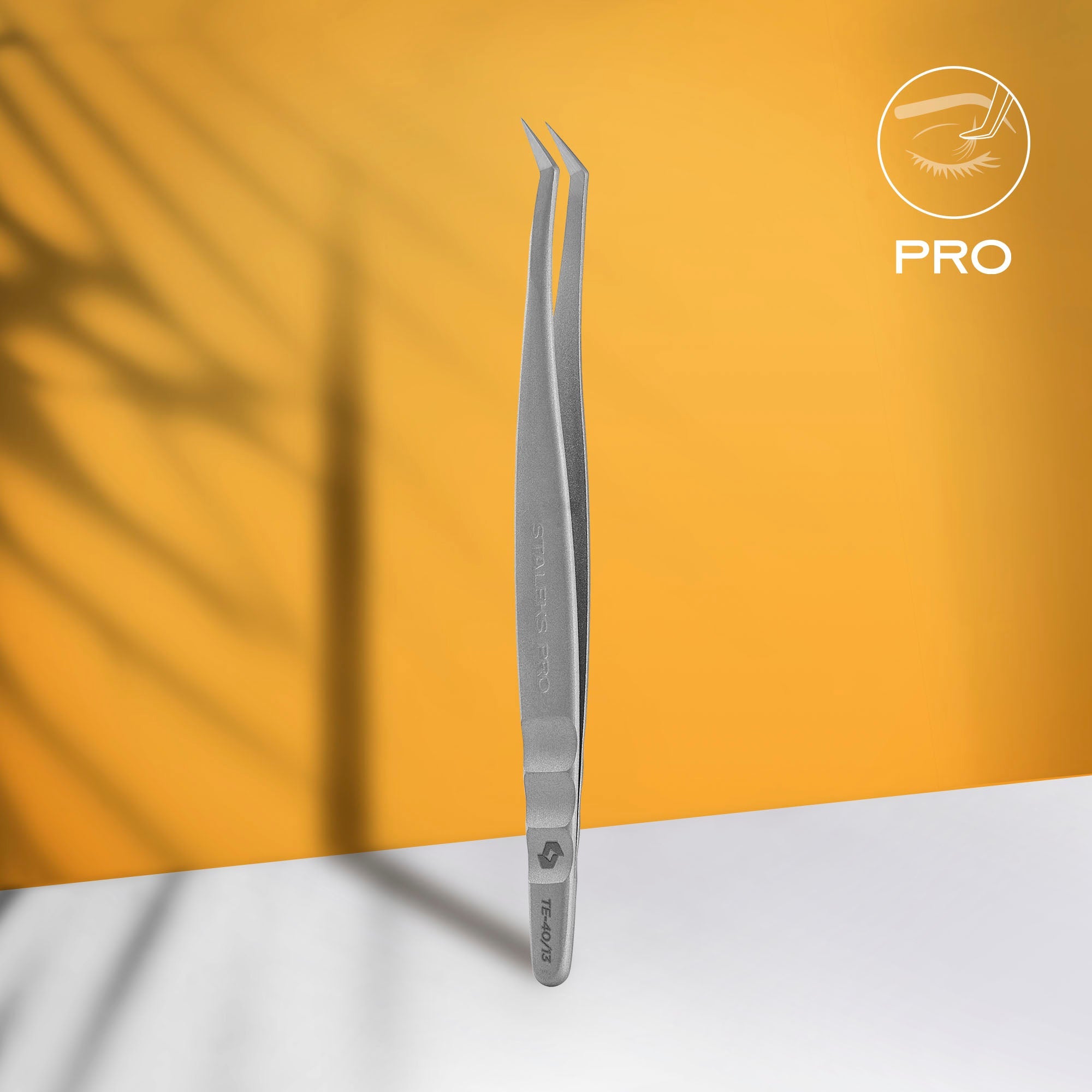 Professional eyelash tweezers EXPERT 40 TYPE 13 by Staleks - EMOI SUPPLY