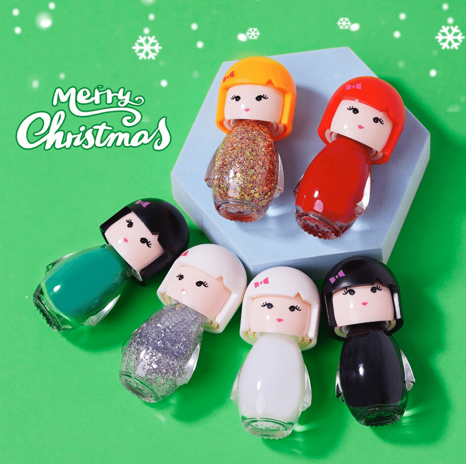 Risyal Water Based Nail Polish Cartoon Princess Style 5ml (pack of 6 pieces) - EMOI SUPPLY