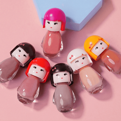 Risyal Water Based Nail Polish Cartoon Princess Style 5ml (pack of 6 pieces) - EMOI SUPPLY