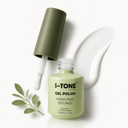 S-Tone Gel Polish - Pure White - A02 - Emoi Supply