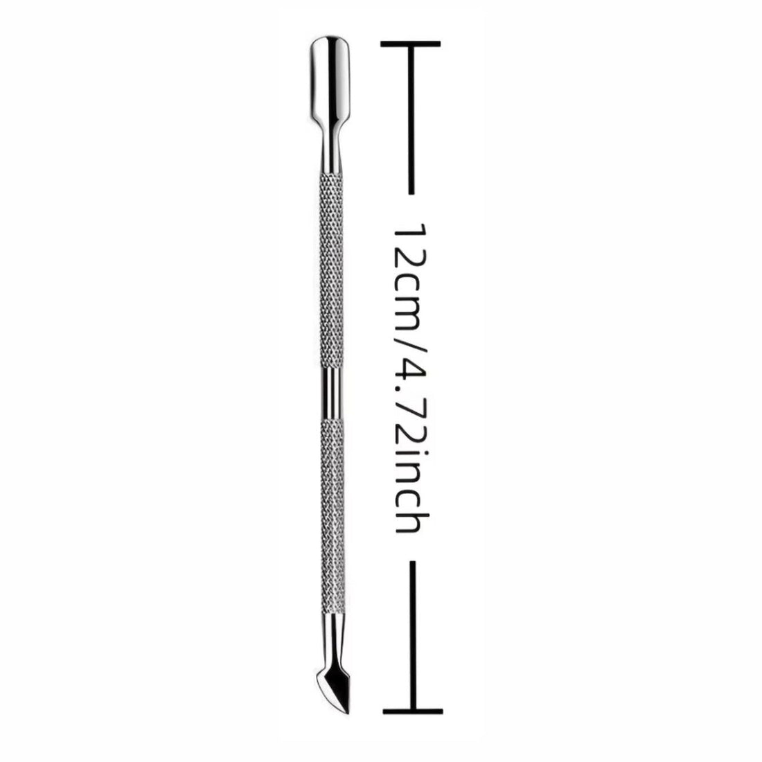 Steel Nail Cleaning Cuticle Pusher (12cm) - Emoi Supply
