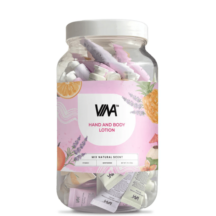 VINA Hand &amp; Body Lotion 15ml (Box of 72) - EMOI SUPPLY