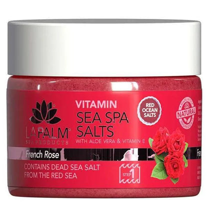 Vitamin Sea Spa Salts French Rose by La Palm - EMOI SUPPLY