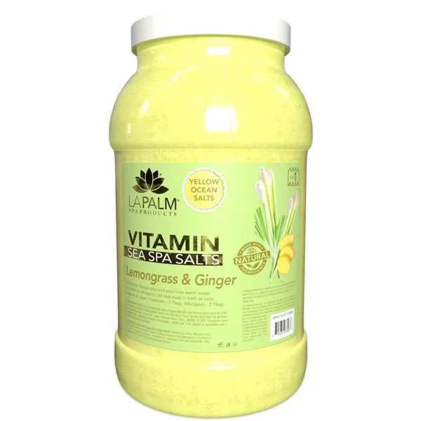 Vitamin Sea Spa Salts Lemongrass &amp; Ginger by La Palm - EMOI SUPPLY