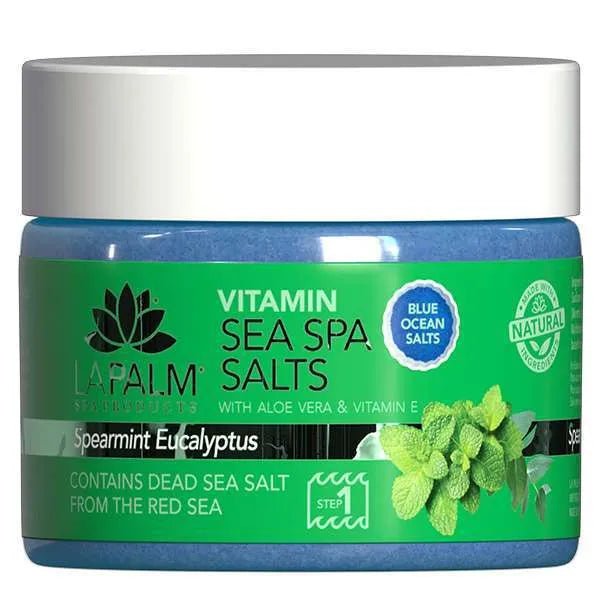 Vitamin Sea Spa Salts Spearmint Eucalyptus by La Palm - EMOI SUPPLY