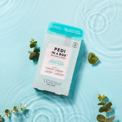 Voesh Pedi in a Box Deluxe 4 Step - Eucalyptus Energy Boost - EMOI SUPPLY
