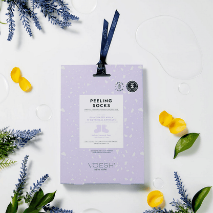 Voesh Peeling Socks – Plant - Based AHA &amp; 17 Botanical Extracts - EMOI SUPPLY