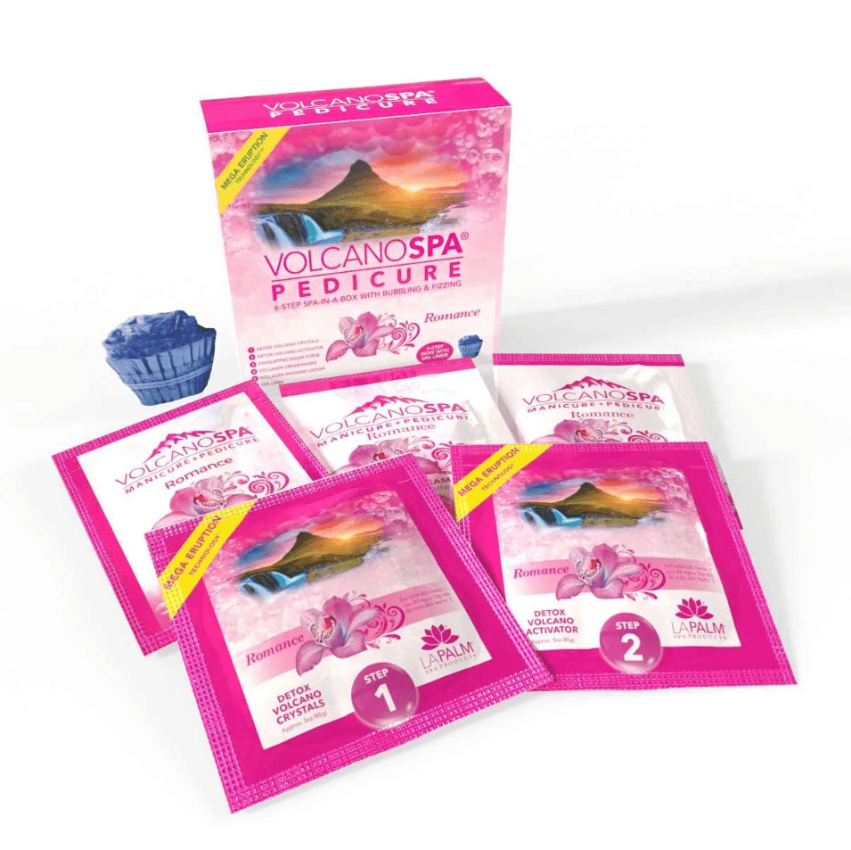 VolcanoSpa 6 Step Pedicure Kit with Liner - EMOI SUPPLY